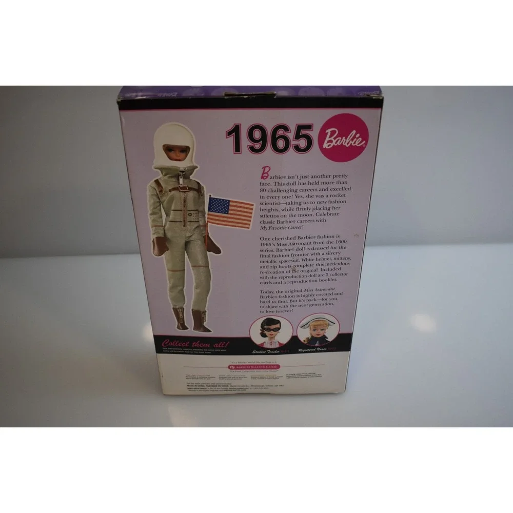2009 Barbie My Favorite Career Astronaut Rocket Scientist 1965 Reproduction 4474